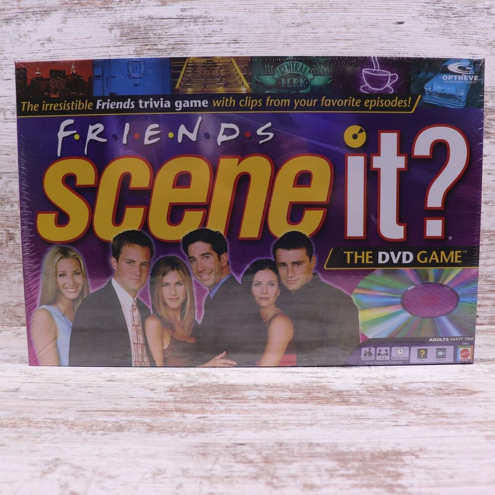 Friends Scene It Board Game DVD Trivia Game New Sealed